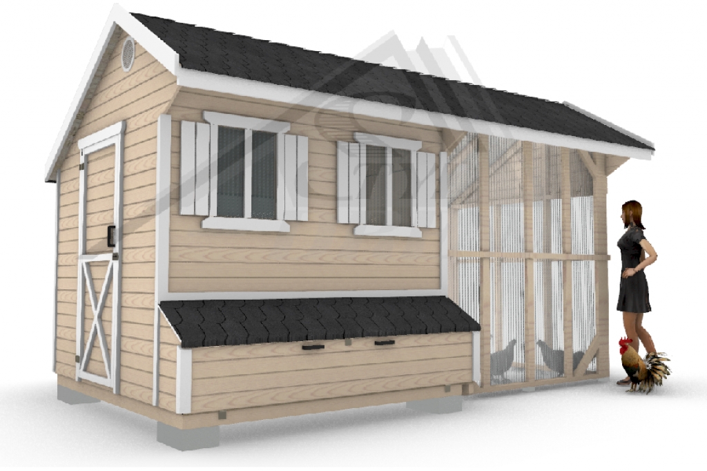 Kurnik duży ocieplony